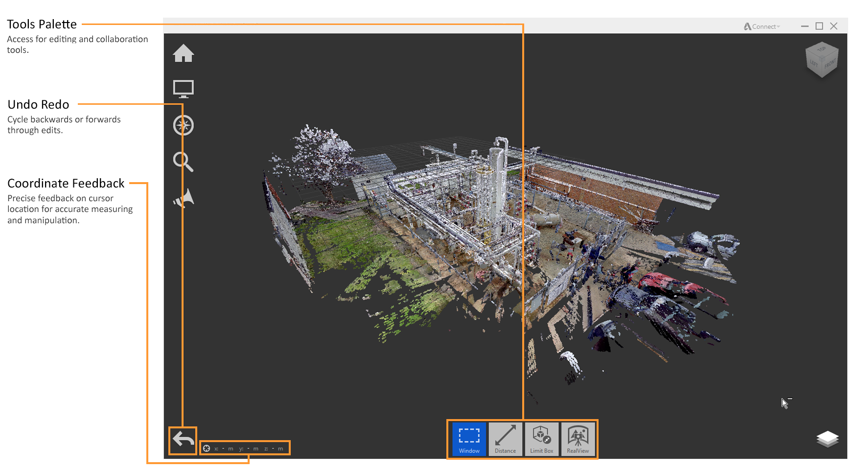 Recap Pro Reality capture and 3D scanning software for intelligent model.