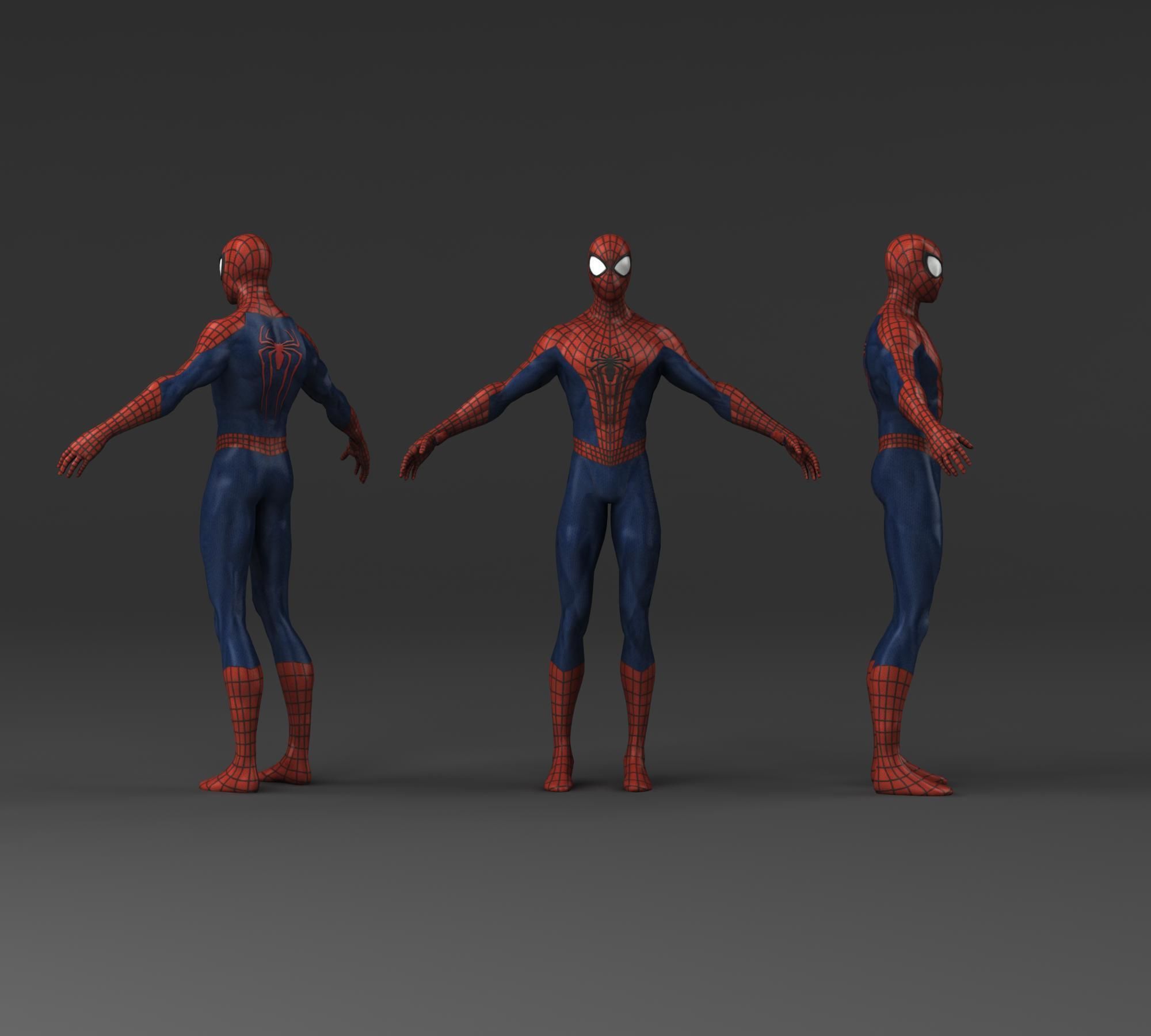 3DS MAX Spider Man model